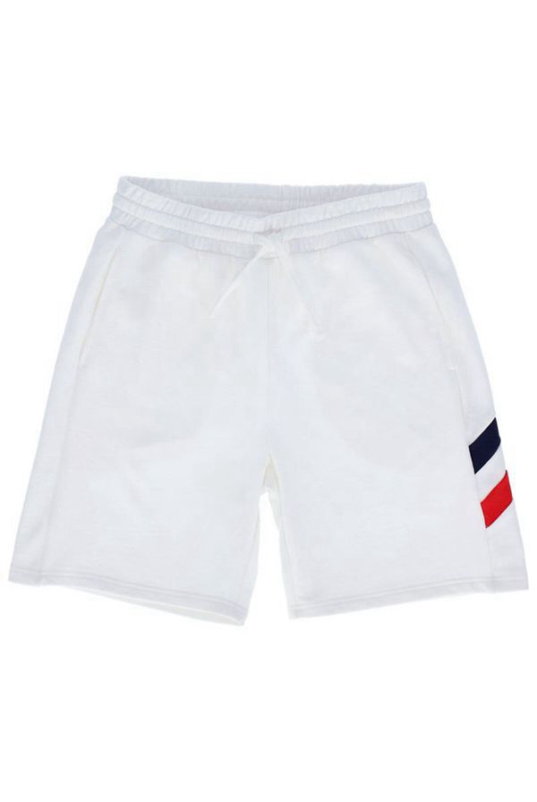 Fila Alley Double Stripe Men's Shorts - White,NZ 325-70356